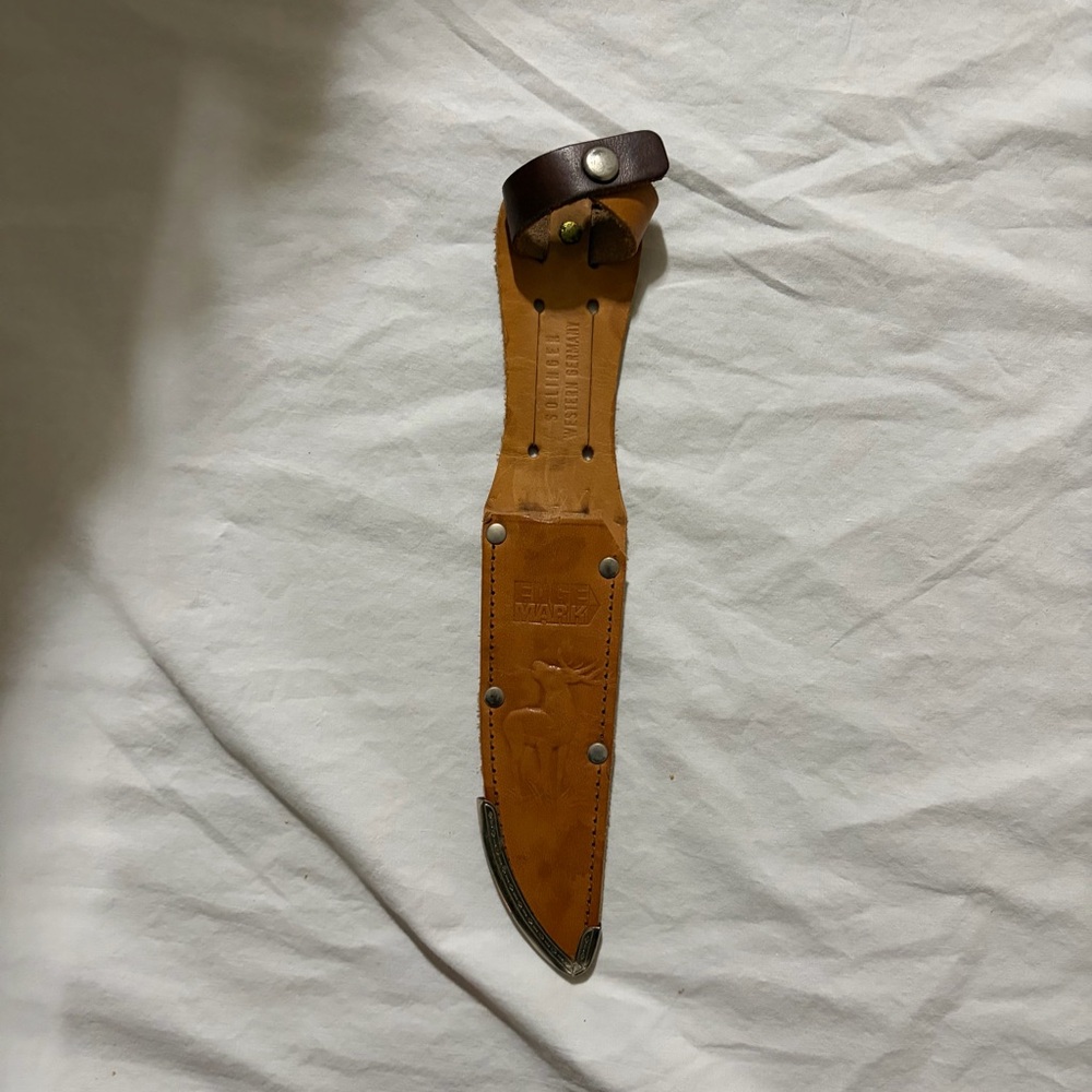 Solinger Western Germany leather knife sheath